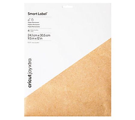 Cricut Joy Xtra Smart Label Paper - Permanent 4 ct