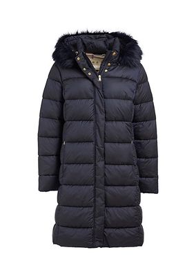 Crinan Faux Fur Hooded Puffer