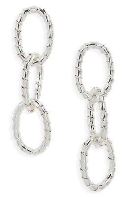 Crisobela Jewelry Aretes Calysta Drop Earrings in Silver