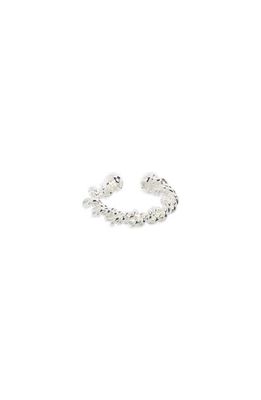Crisobela Jewelry Duality Single Ear Cuff in Silver