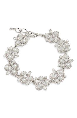 CRISTABELLE Crystal & Imitation Pearl Bracelet