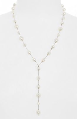 CRISTABELLE Crystal & Imitation Pearl Y-Necklace