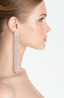 CRISTABELLE Drama Earrings in Silver