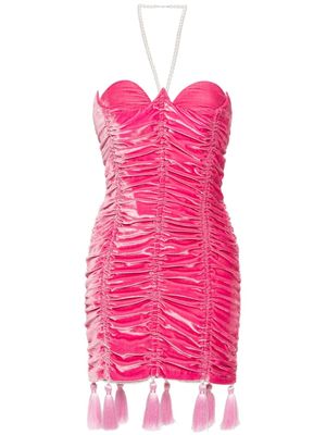 Cristina Savulescu Aphrodite mini dress - Pink