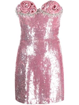 Cristina Savulescu Marilyn sequin-embellished minidress - Pink