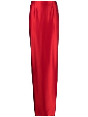 Cristina Savulescu Venus ruched-detail skirt - Red