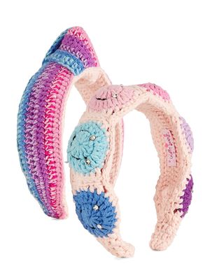 Crochet Knit Headband Set