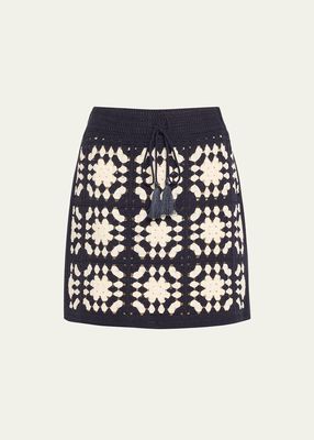 Crochet Tassel Mini Skirt