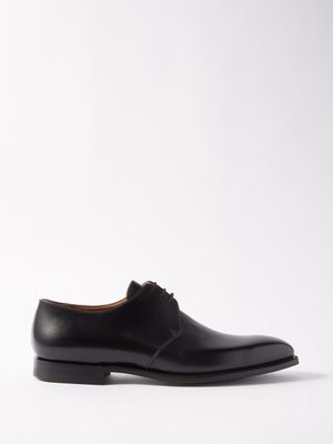 Crockett & Jones - Highbury Leather Derby Shoes - Mens - Black