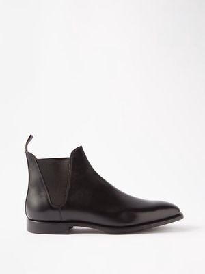 Crockett & Jones - Leather Chelsea Boots - Mens - Black