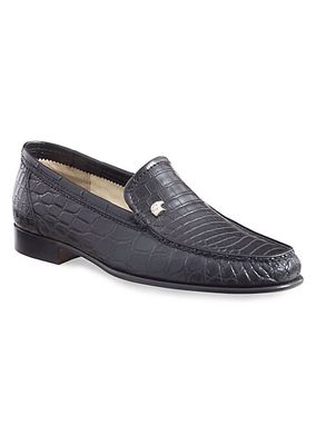 Crocodile Leather Loafers