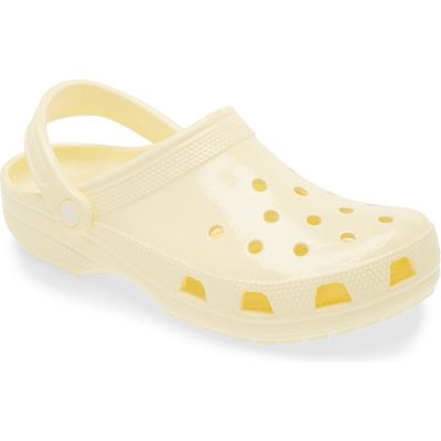 CROCS Classic High Shine Clog in Buttercream 