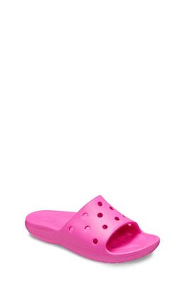 CROCS Classic Slide Sandal in Electric Pink
