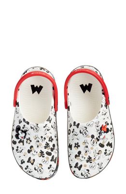 CROCS x Disney Gender Inclusive Mickey & Minnie Mouse Off Court Clog in White