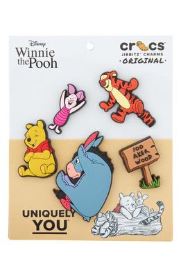 CROCS x Disney Winnie the Pooh Assorted 5-Pack Jibbitz Shoe Charms in Multi
