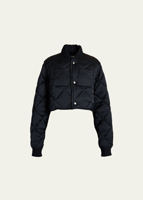 Crop Quilted Puffer Jacket