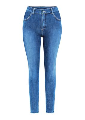 Cropped Ankle Shape Jeans