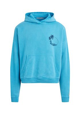 Cropped Logo Hoodie