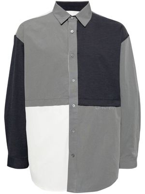 CROQUIS colour-block long-sleeve shirt - Multicolour