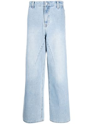 CROQUIS mid-rise straight-leg jeans - Blue