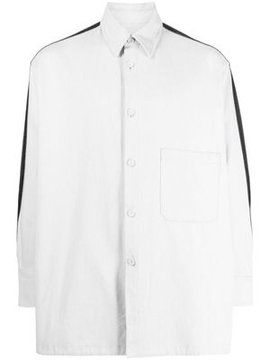 CROQUIS two-tone long-sleeve shirt - Grey