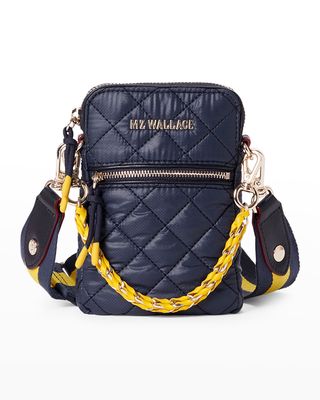 Crosby Micro Quilted Nylon Crossbody Bag