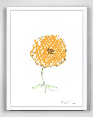 "Cross Hatch Flower" Giclee by Robert Robinson