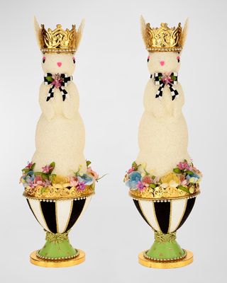 Crowned Rabbits, Set of 2
