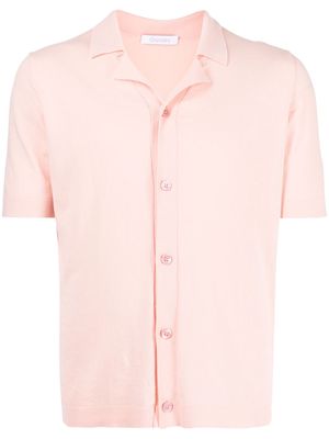 Cruciani button-down knitted shirt - Pink