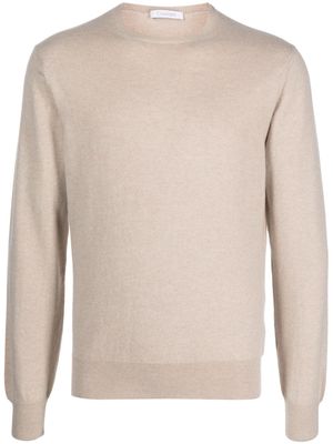 Cruciani crew-neck cashmere jumper - Neutrals