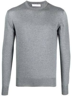 Cruciani crew-neck wool jumper - Grey