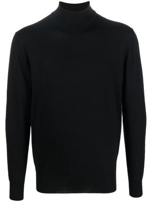 Cruciani roll-neck long-sleeve jumper - Black