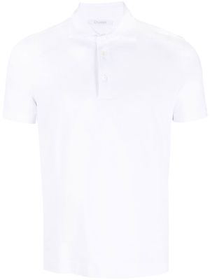 Cruciani spread-collar polo shirt - White