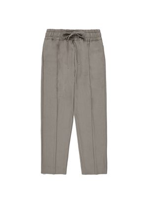 Cruna Dove Gray Viscose Trousers