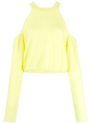 CRUSH CASHMERE Cassie cashmere jumper - Yellow