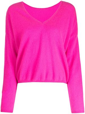 CRUSH CASHMERE Nala Sexy Back cashmere jumper - Pink