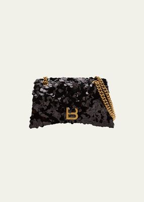 Crush Small Sequins Chain Shoulder Bag