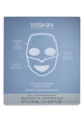 Cryo De-Puffing 5-Piece Facial Mask Set