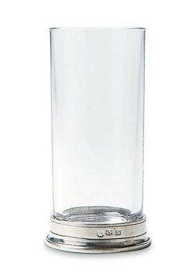 Crystal & Pewter Highball Glass
