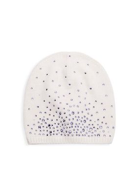 Crystal Asterism Cashmere Slouchy Beanie