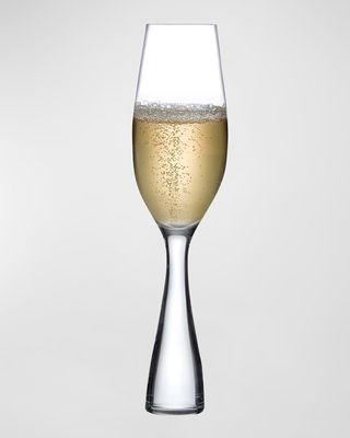 Crystal Champagne Flutes, Set of 2
