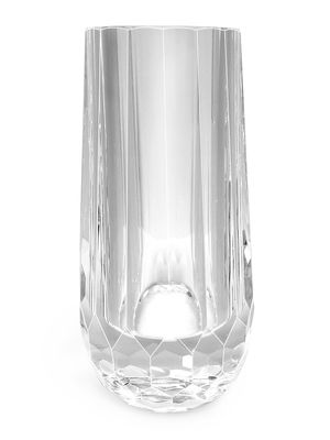 Crystal Glass Vase - Clear - Clear