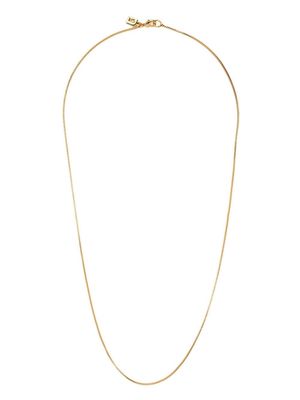 Crystal Haze box-chain necklace - Gold