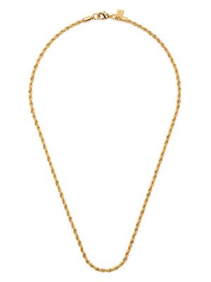 Crystal Haze gold-tone rope chain necklace