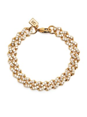 Crystal Haze Mexican chain bracelet - Gold