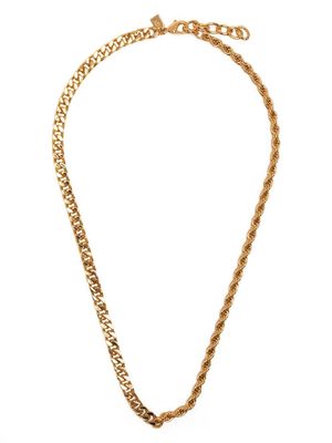 Crystal Haze Pazzo chain-link necklace - Gold