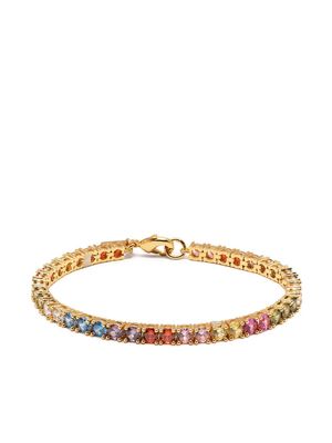 Crystal Haze Serena rainbow bracelet - Gold