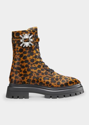 Crystal Nova Bedford Leopard Booties