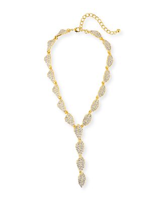 Crystal Y-Drop Necklace