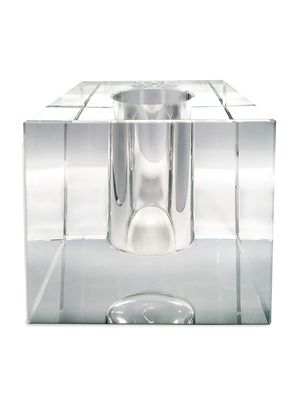 Cubic Crystal Vase - Clear - Clear